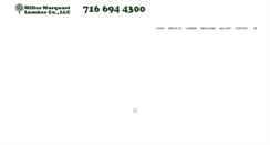 Desktop Screenshot of millermarquartlumberllc.com