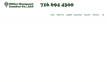 Tablet Screenshot of millermarquartlumberllc.com